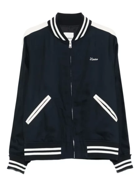 Geacă bomber Sandro cu broderie albastru