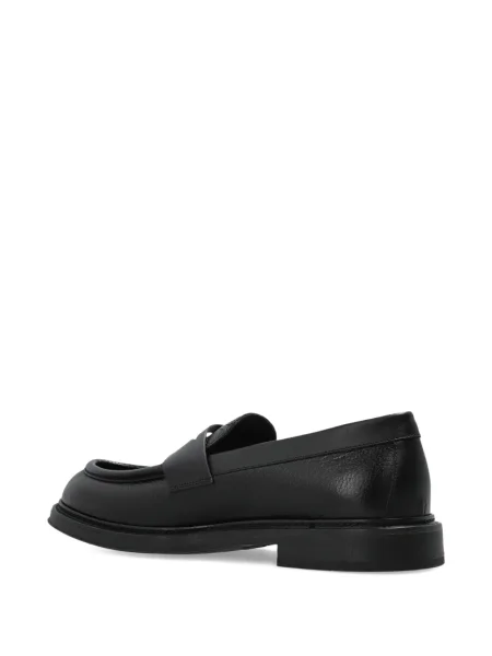 Кожени лоуфъри Emporio Armani черно