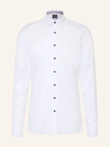 Olymp Koszula No. Six Super Slim weiss biała
