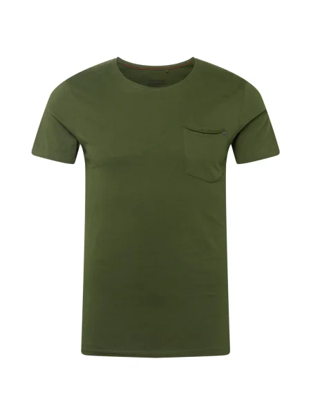 BLEND Majica Noel tamno zelena