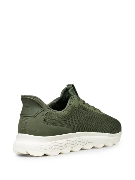 Fűzős csipkés sneaker Geox zöld