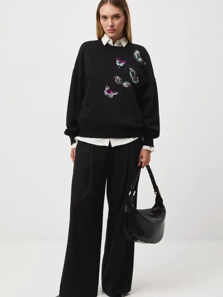 Medicine koszula relaxed z kołnierzykiem klasycznym beżowy