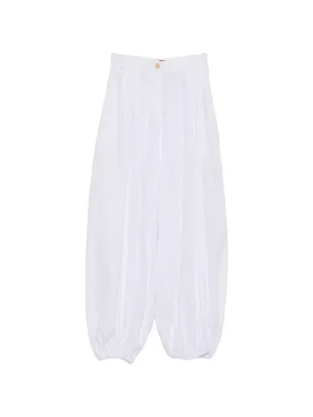 Pantaloni Thelatest tricotate alb