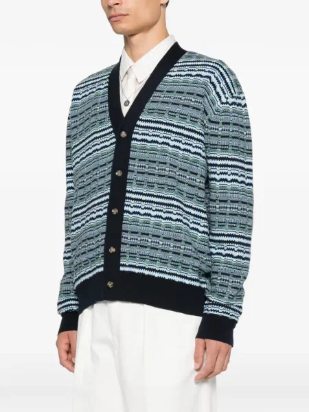 Cardigan Drole De Monsieur tricotate albastru