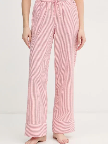 Tommy Hilfiger spodnie piżamowe różowe