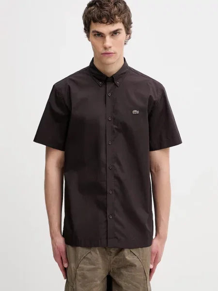 Lacoste cămașă pentru bărbați din maro