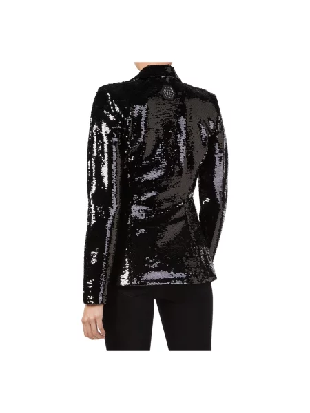 Marynarka Philipp Plein z cekinami czarna