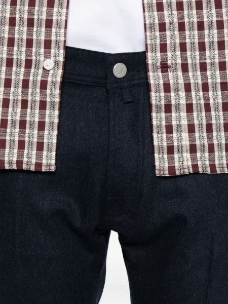 Pantaloni Jacob Cohën de lână albastru
