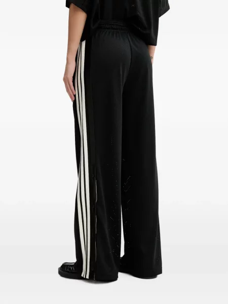 Tricou Adidas cu imagine plasă cu dungi negru
