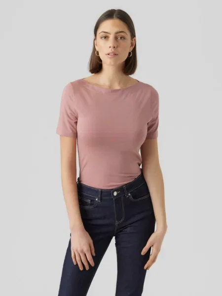 Vero Moda Póló Panda rózsaszín