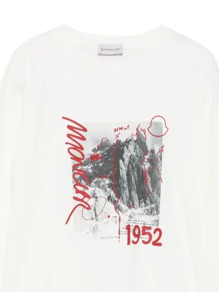Gyerek póló Moncler Enfant fehér