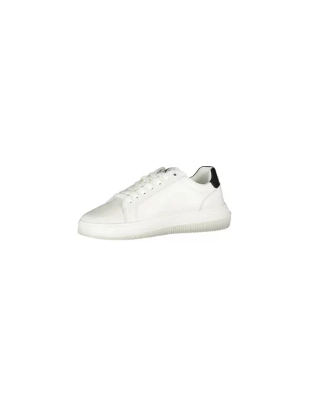 Trampki Calvin Klein Jeans z nadrukiem casual sznurowane białe
