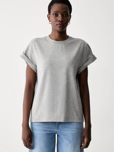 Victoria Beckham tricou pentru femei din Tilly gri