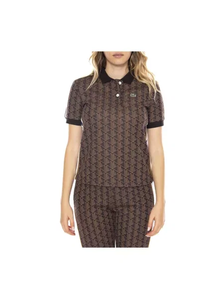 Lacoste polo brązowy