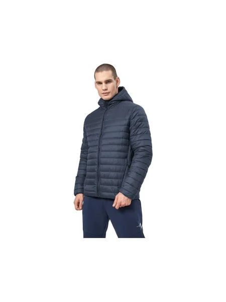 Geacă cu puf 4f albastru