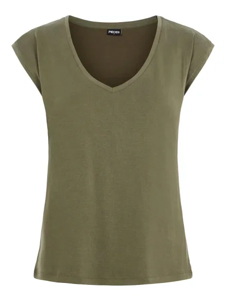 PIECES Tricou Kamala oliv