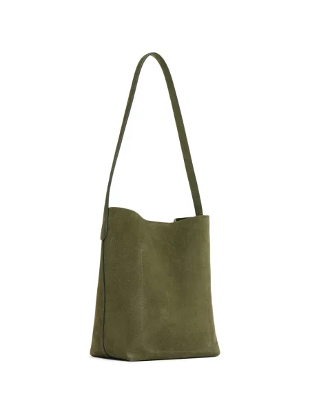 Geantă Mansur Gavriel din piele verde