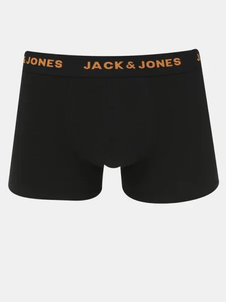 JACK & JONES Boxeri verde închis / portocaliu / roșu alb negru