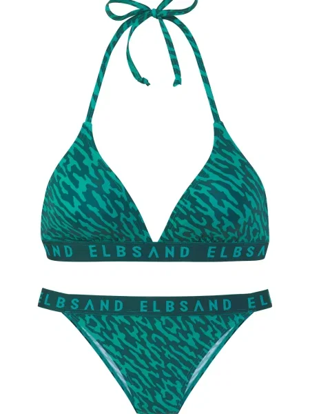 Elbsand Costum de baie două piese petrol / jad verde