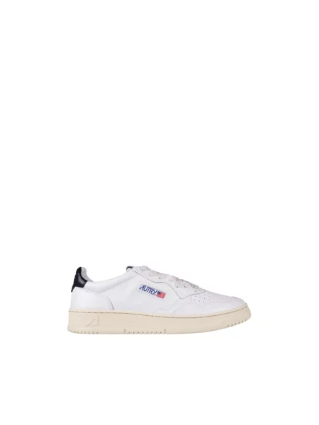 Sneakers Autry Medalist Low Man Leat/ Leat Wht/ Black EUR 42 białe