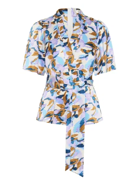 InWear Bluză SendraIW albastru / albastru deschis / mov liliachiu alb