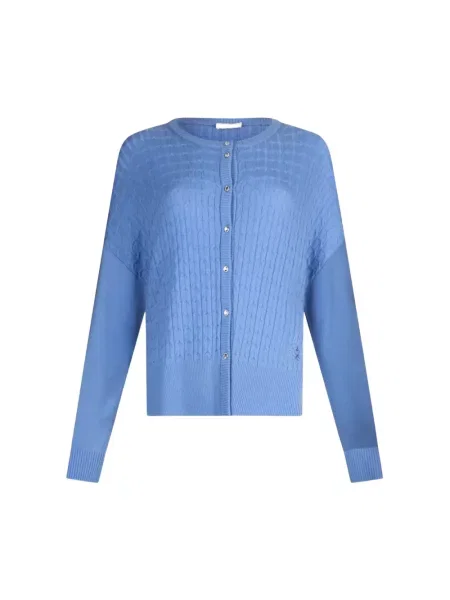 Cardigan Liu Jo tricotate albastru