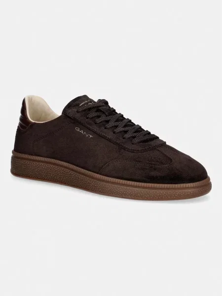 Gant Cuzmo sneakers pentru bărbați din piele întoarsă maro