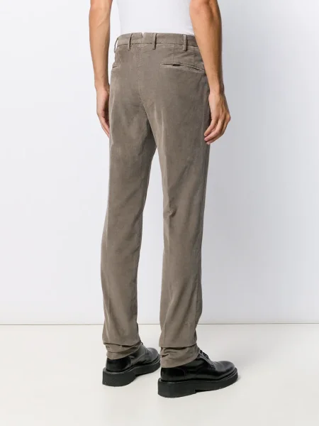 Pantaloni Incotex de catifea cord maro