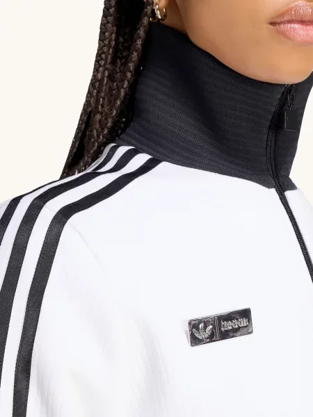 Adidas Originals Bunda Na Trénink Fan Og / černá bílá