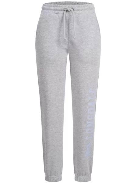 LONSDALE Hlače Pittentrail pastelno modra / pegasto siva