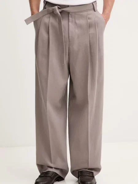 HUGO pantaloni pentru bărbați cu lyocell bej