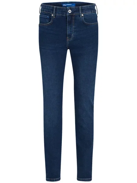 Blugi skinny Karl Lagerfeld Jeans skinny fit albastru