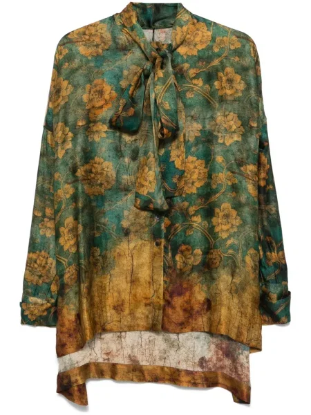 Koszula Masnada zielona