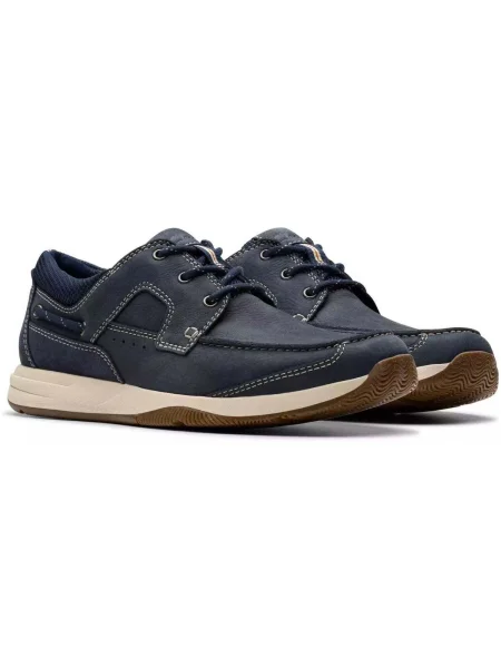 Pantofi Clarks din dantelă albastru