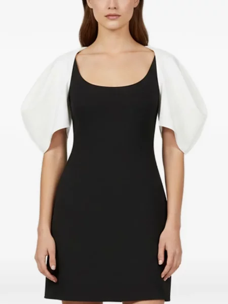 Rochie mini 424 din crep negru