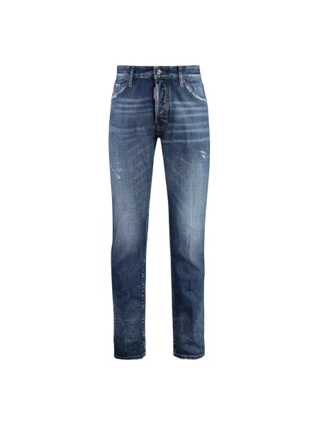 Skinny jeansy Dsquared2 niebieskie