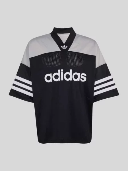 T-shirty oversized z nadruk z logo Adidas Originals czarna