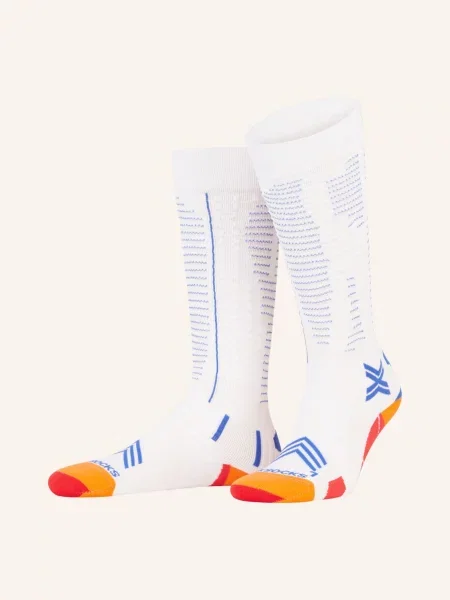 X-Socks Běžecké Ponožky Run Expert Effektor Otc white/orange/twyce blue bílé