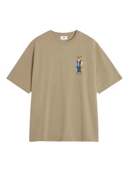 Tričko Maison Kitsuné zelené