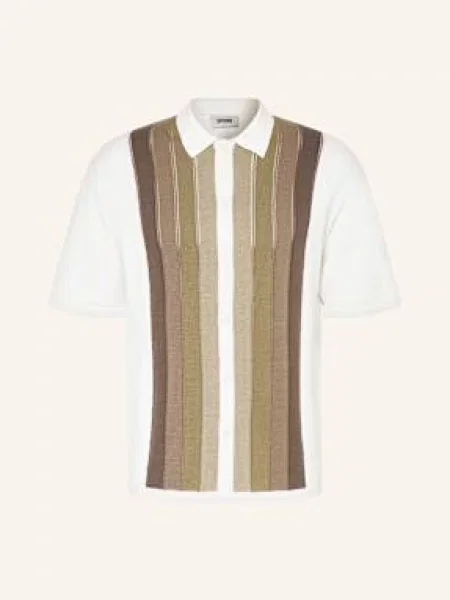 Drykorn Úpletová Košile Dantte Relaxed Fit režná hnědá