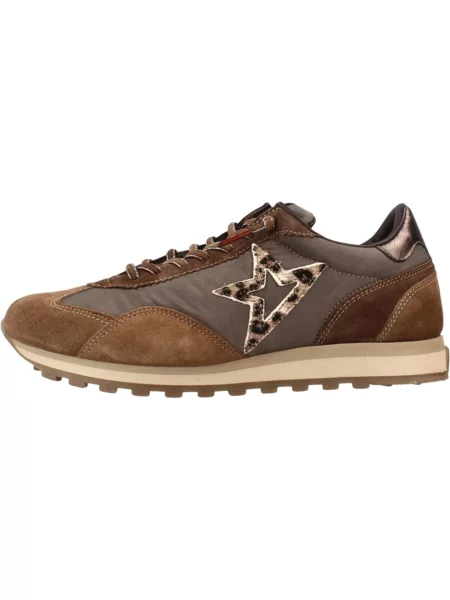 Sneakersy Cetti zamszowe brązowe