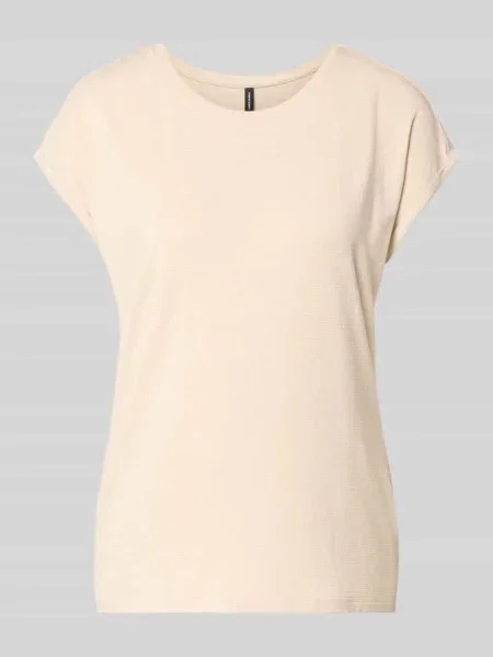 T-shirt o luźnym kroju z mieszanka model LAVA' Vero Moda