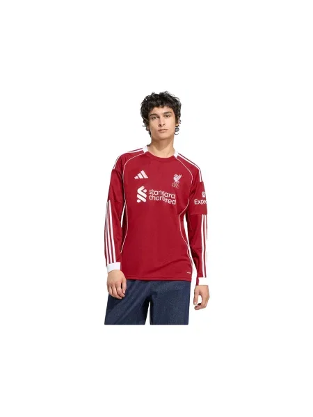 Fotbal tricou Adidas din jerseu roșu
