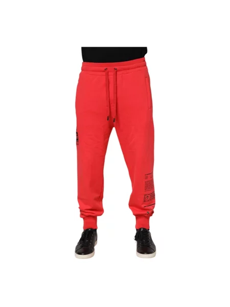 Joggery Dolce And Gabbana czerwone