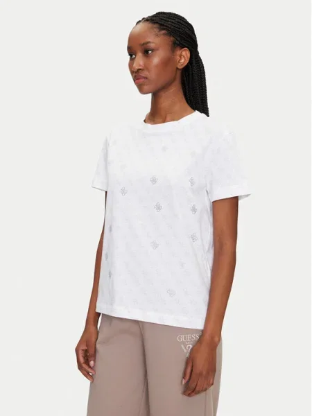 Guess Tricou alb
