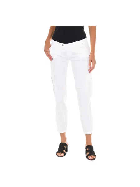 Pantaloni Met alb