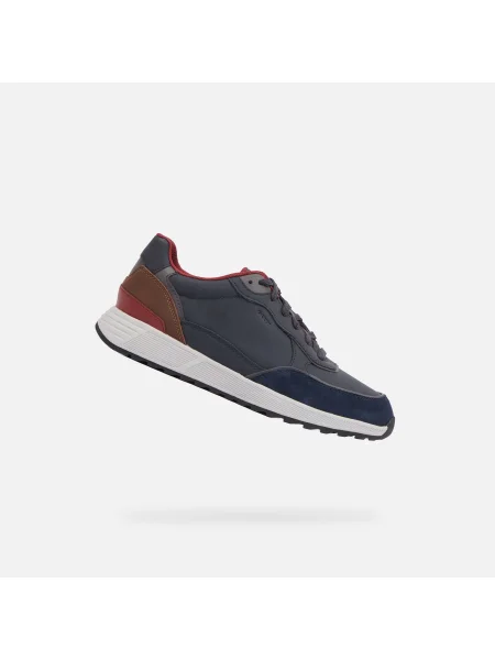 Sneakerși Geox albastru