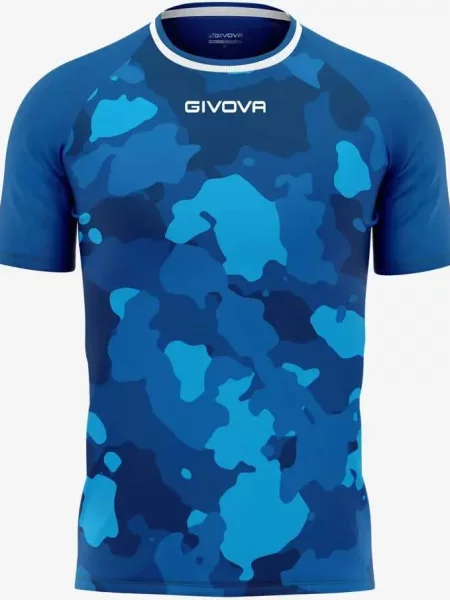 T-shirt Givova Army Azzurro-turchese Blue niebieska
