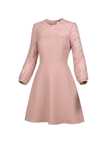 Rochie mini Valentino Garavani din dantelă roz