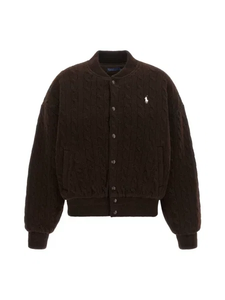Kurtka bomber Polo Ralph Lauren brązowy